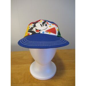 Vintage Mickey Mouse Colorblock Painter's Style Hat O/S